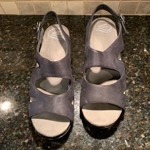 Dansko black sandals 39